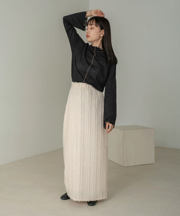 前後2WAY配色メロウカットソー