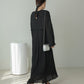 WAVE PLEATS LAYERED TIERED ONEPIECE