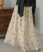 NUANCE FLOWER VOLUME SKIRT