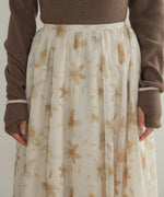 NUANCE FLOWER VOLUME SKIRT