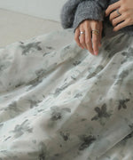 NUANCE FLOWER VOLUME SKIRT