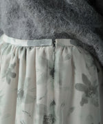NUANCE FLOWER VOLUME SKIRT