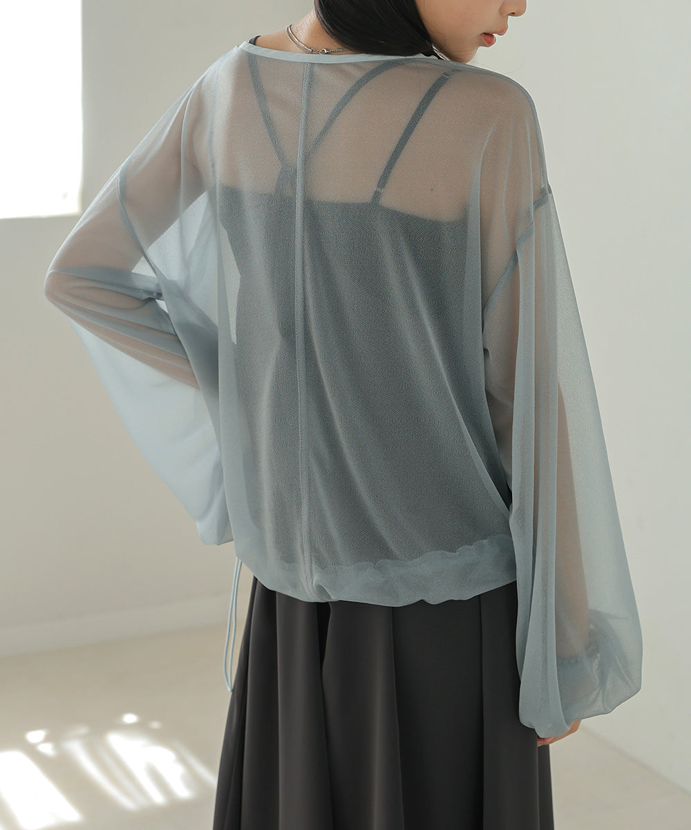 SHEER DROST TOPS