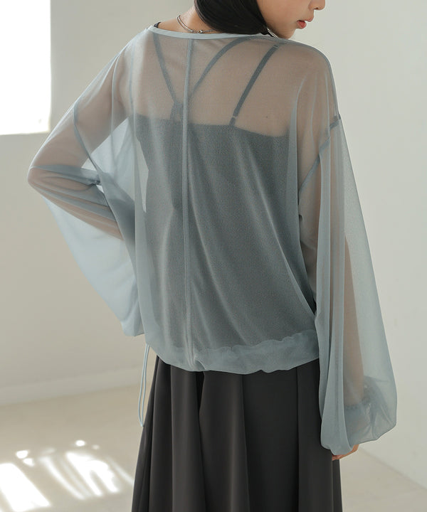 SHEER DROST TOPS