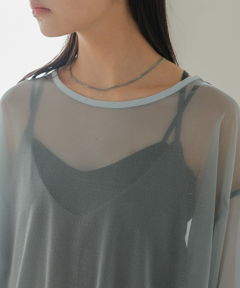 SHEER DROST TOPS