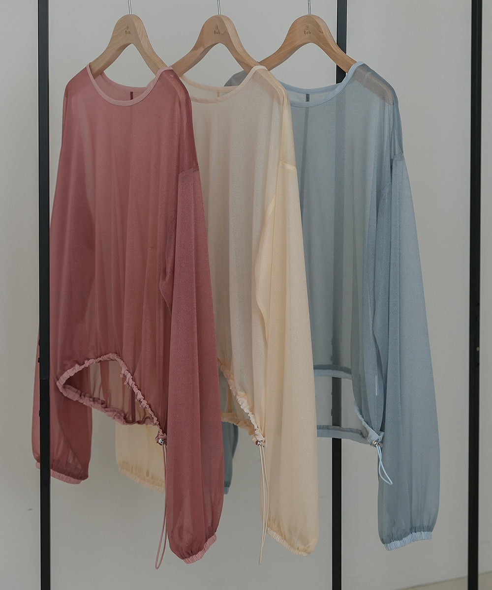 SHEER DROST TOPS