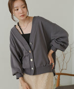 RANDOM BUTTON CARDIGAN