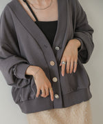 RANDOM BUTTON CARDIGAN