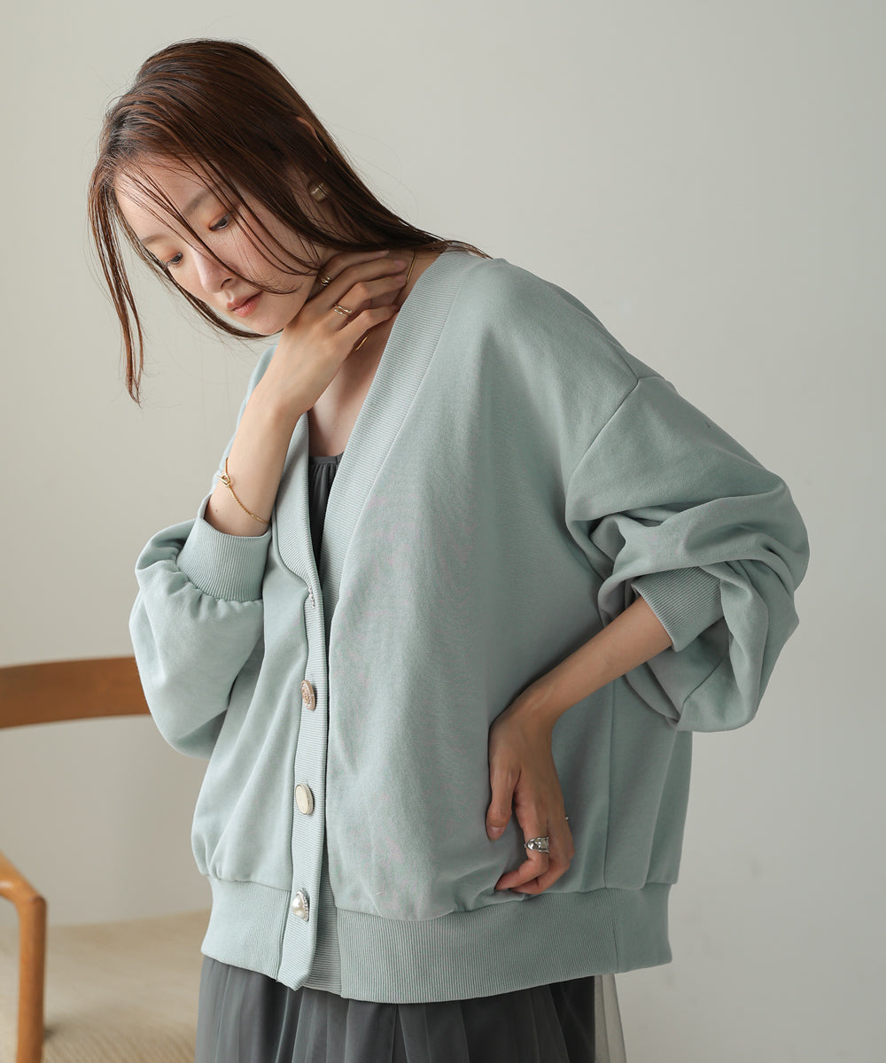 RANDOM BUTTON CARDIGAN
