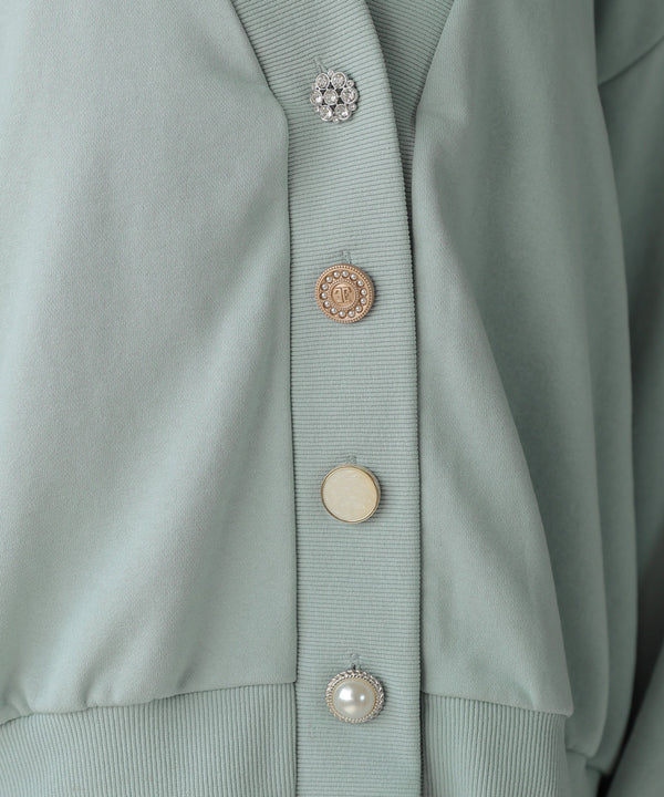 RANDOM BUTTON CARDIGAN