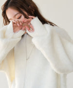 VOLUME SLEEVE MOHAYALIKE KNIT