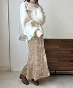 VOLUME SLEEVE MOHAYALIKE KNIT