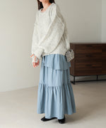 VOLUME SLEEVE MOHAYALIKE KNIT