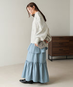 VOLUME SLEEVE MOHAYALIKE KNIT