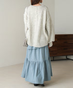 VOLUME SLEEVE MOHAYALIKE KNIT