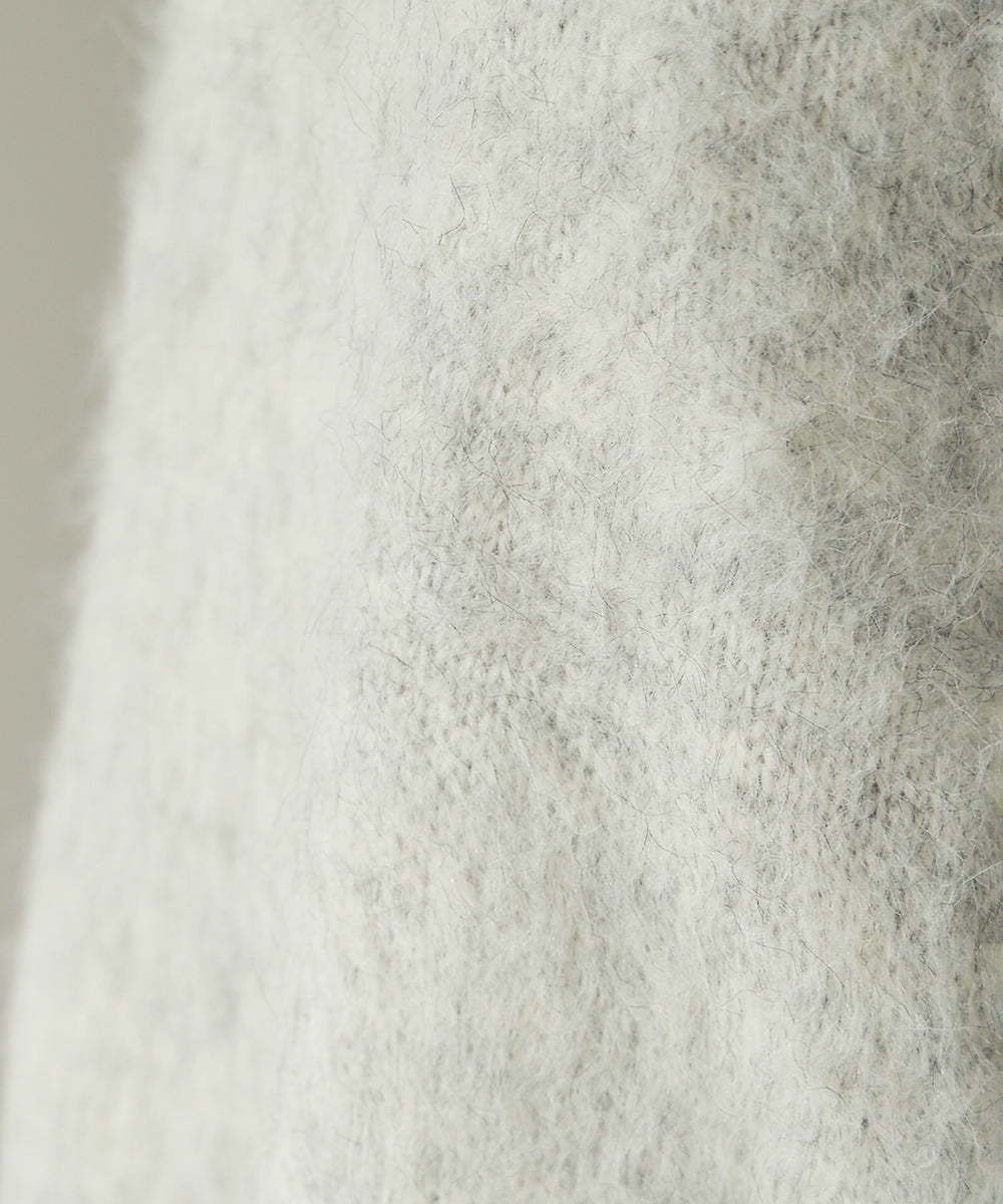 VOLUME SLEEVE MOHAYALIKE KNIT