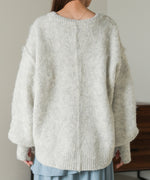 VOLUME SLEEVE MOHAYALIKE KNIT