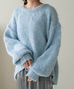 VOLUME SLEEVE MOHAYALIKE KNIT