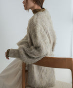 MOHAYALIKE SHAGGY KNIT CARDIGAN