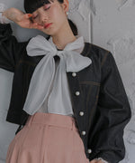 BOW TIE RIBBED KNIT
