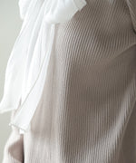BOW TIE RIBBED KNIT