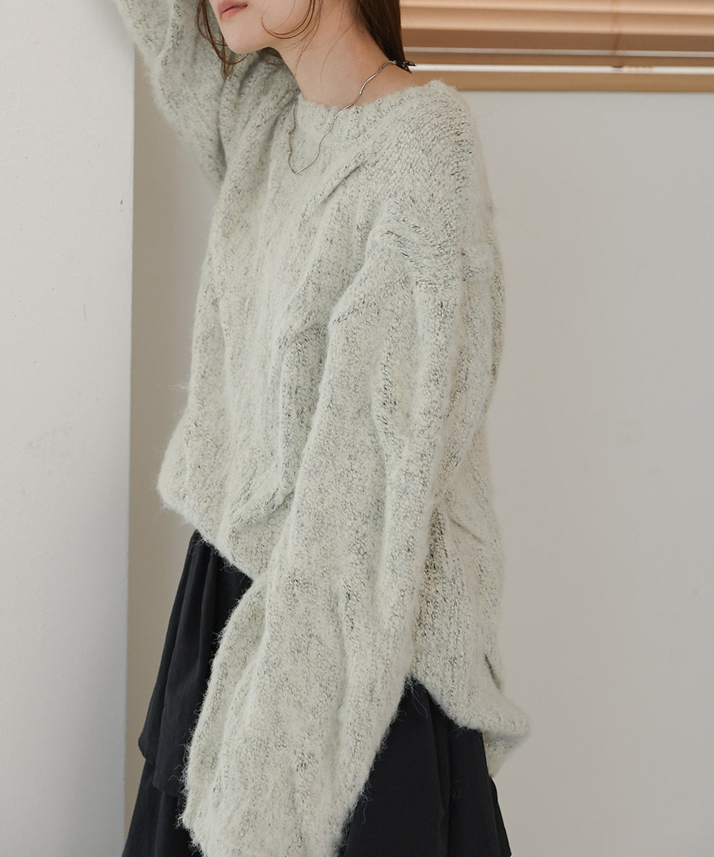 CABLE MIX KNIT PULLOVER – Bab