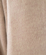 SHAGGY PEARL BUTTON OVER SILHOUETTE COAT