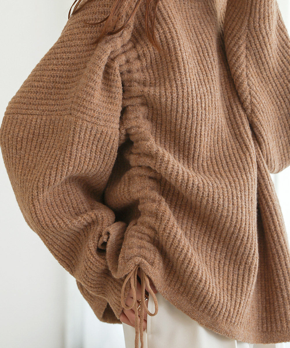 side drost over knit