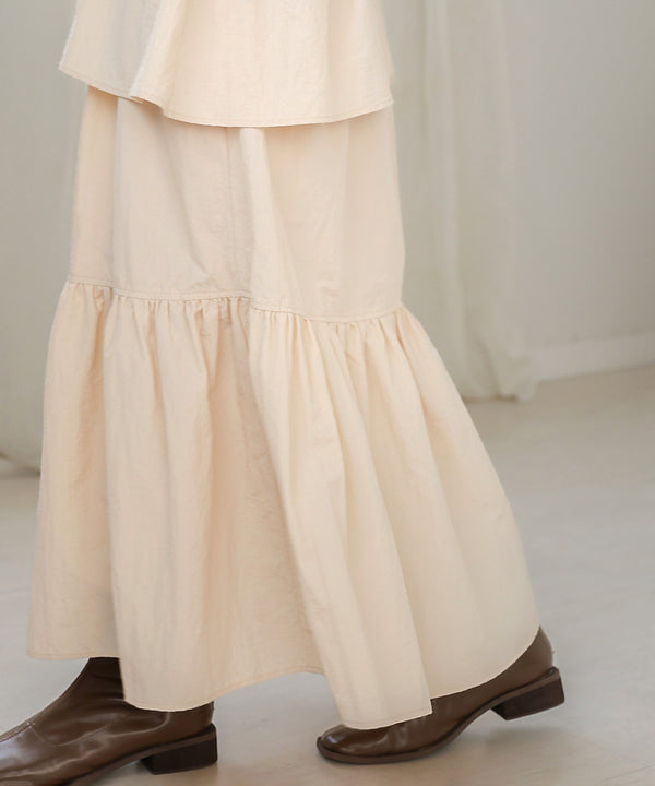 TIERED VOLUME SKIRT