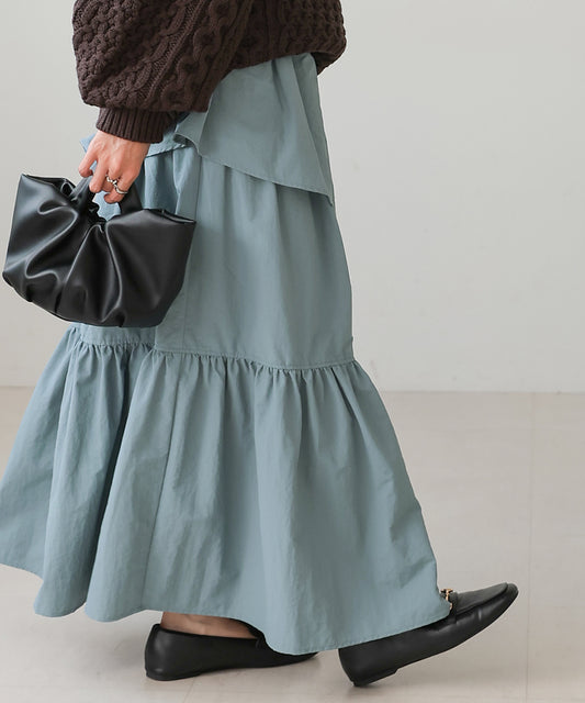 TIERED VOLUME SKIRT