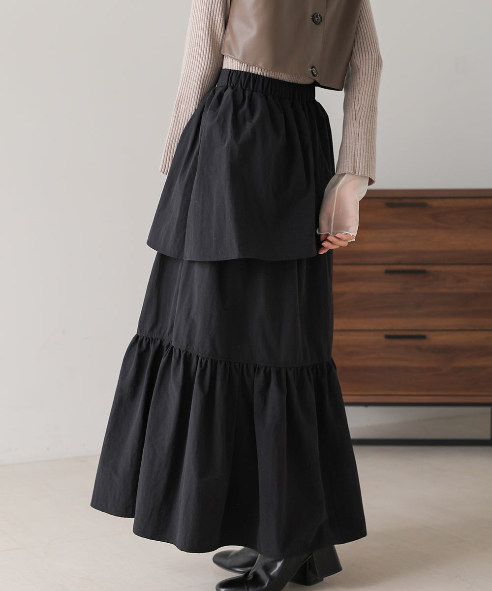 TIERED VOLUME SKIRT