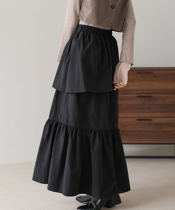 TIERED VOLUME SKIRT