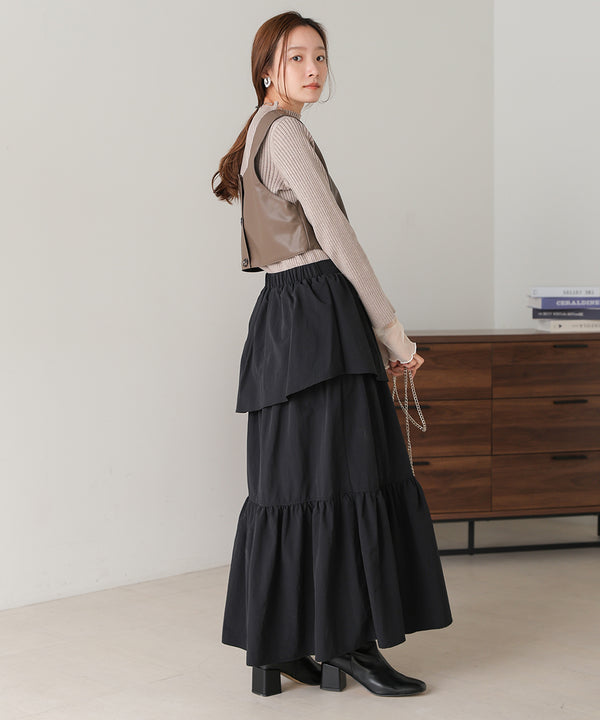 TIERED VOLUME SKIRT