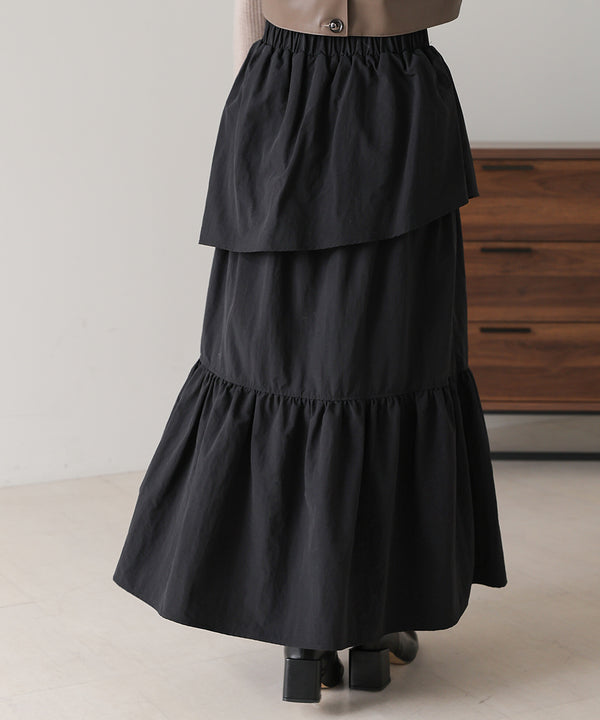 TIERED VOLUME SKIRT