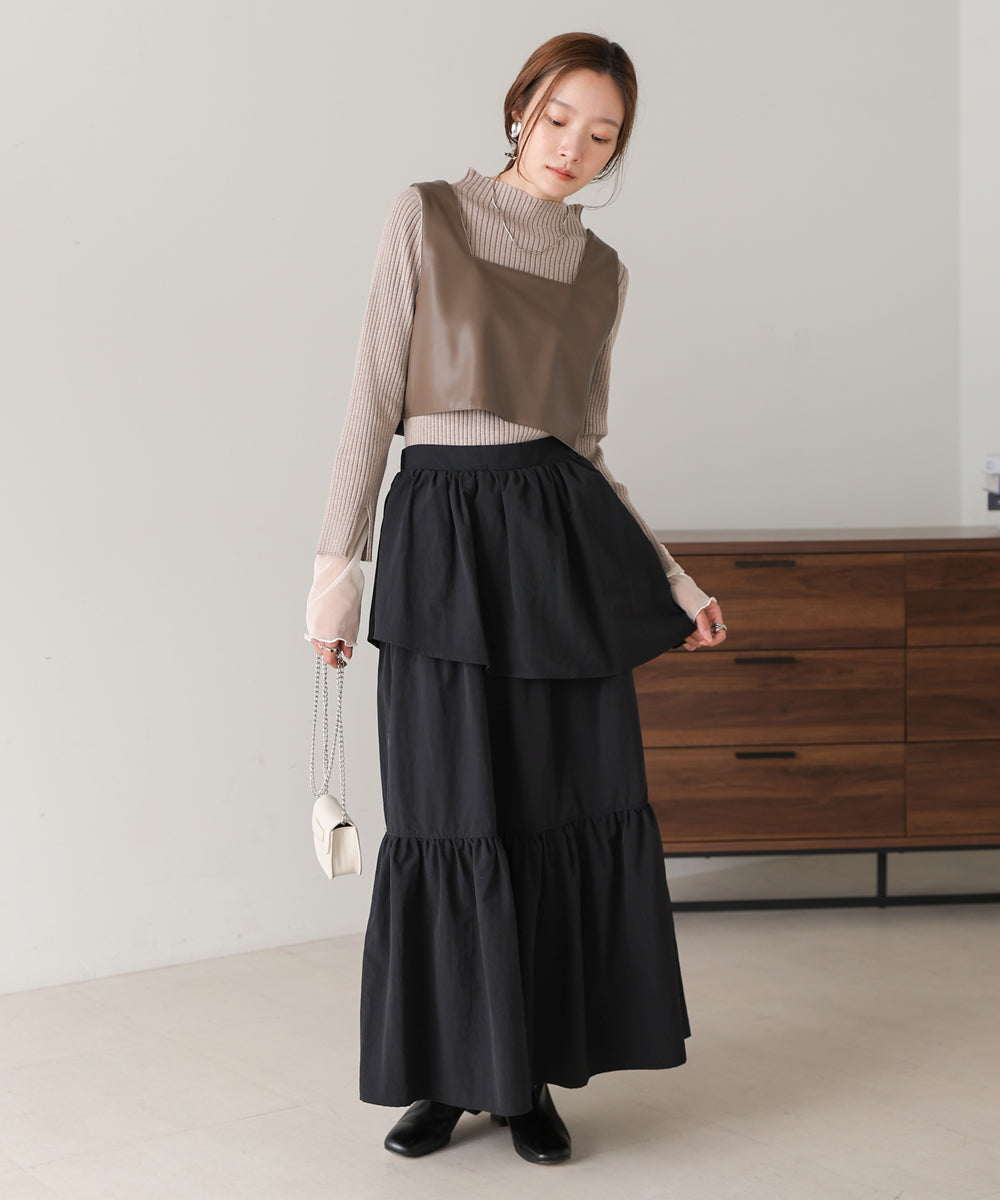TIERED VOLUME SKIRT