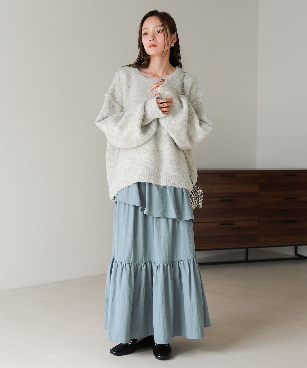 TIERED VOLUME SKIRT