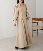 WAIST TUCK FLARE LINE KNIT ONEPIECE