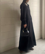 WAIST TUCK FLARE LINE KNIT ONEPIECE