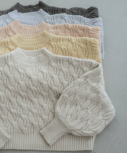 ［KNIT20％OFF］cable knit tops