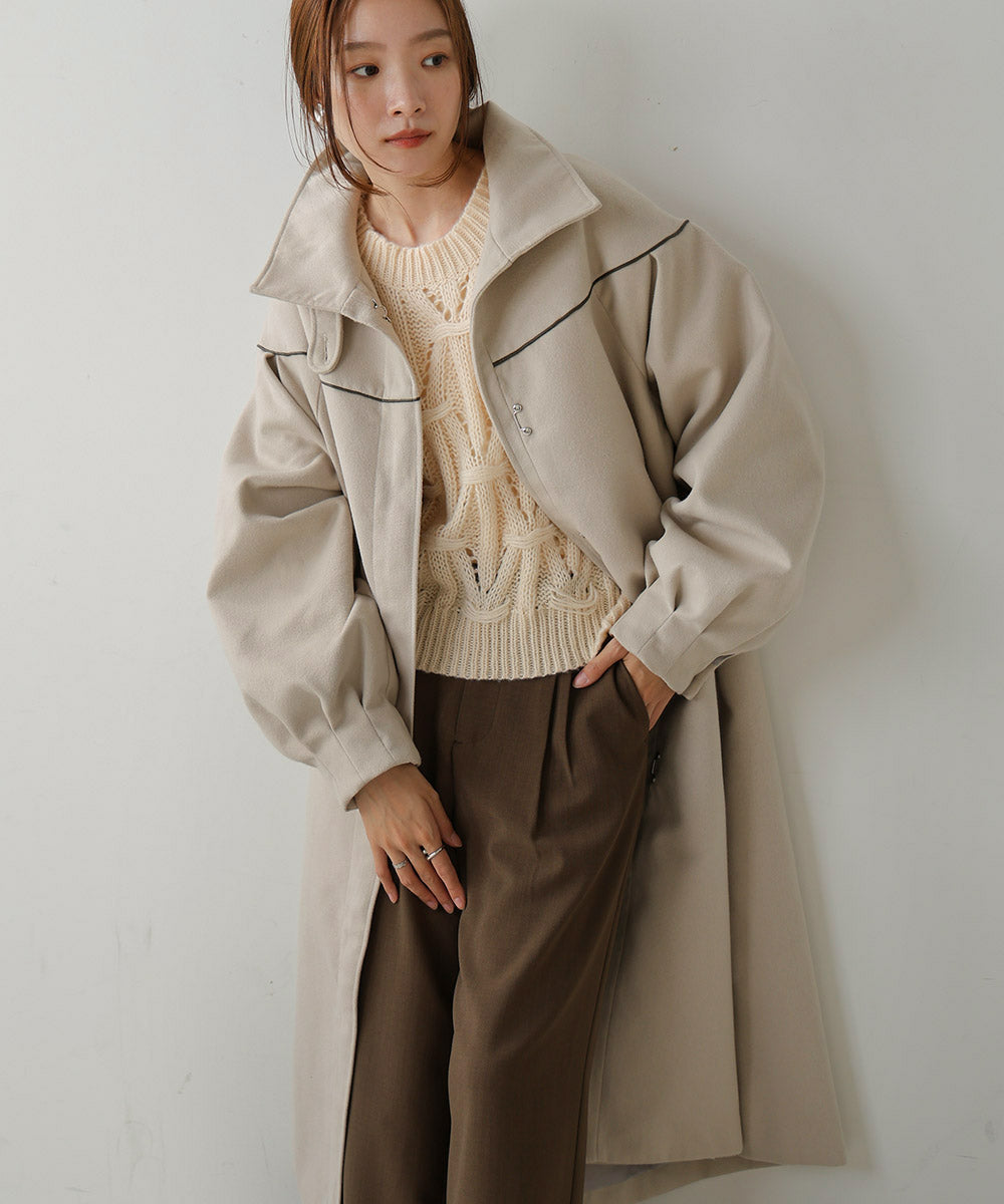 アウトレット販売 agawd ♡ Piping Coat | www.artfive.co.jp