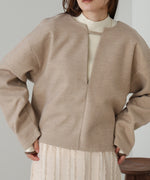 2WAY KEY NECK PULLOVER