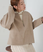 2WAY KEY NECK PULLOVER