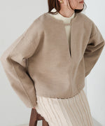 2WAY KEY NECK PULLOVER