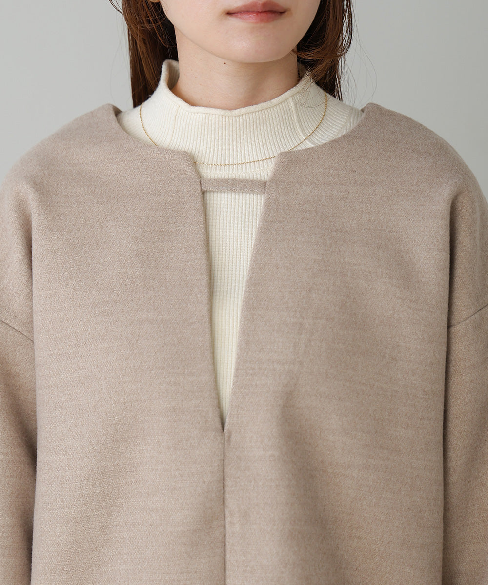 2WAY KEY NECK PULLOVER