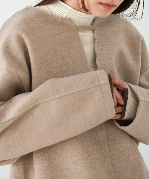 2WAY KEY NECK PULLOVER
