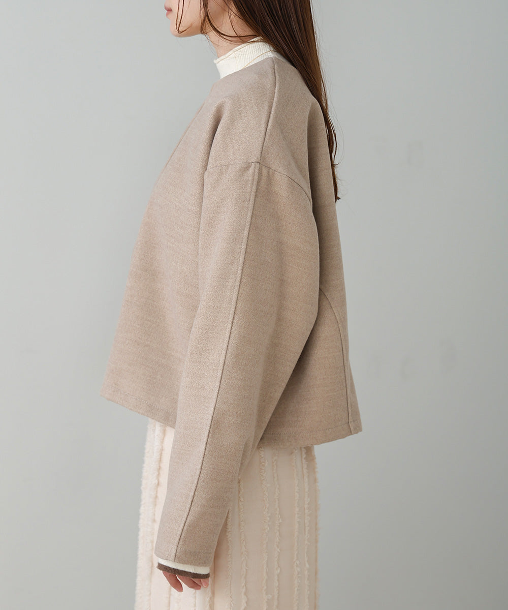 2WAY KEY NECK PULLOVER