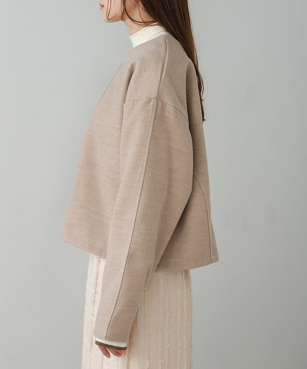 2WAY KEY NECK PULLOVER