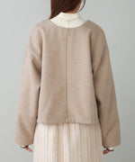 2WAY KEY NECK PULLOVER