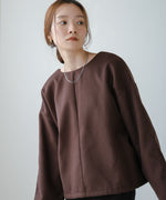 2WAY KEY NECK PULLOVER