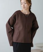 2WAY KEY NECK PULLOVER